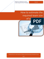 How To Estimate The Required Team Size of Agile Teams?: Tutorial