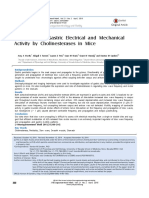 Regulation of Gastric Electrical and Mechanical Activity by Cholinesterases in Mice