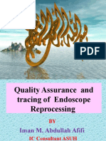 Quality Assurance and Tracing of Endoscope Reprocessing