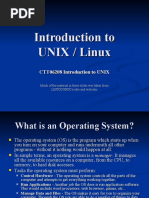 Introduction To UNIX / Linux