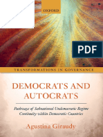 (Transformations in Governance) Agustina Giraudy - Democrats and Autocrats_ Pathways of Subnational Undemocratic Regime Continuity within Democratic Countries-Oxford University Press (2015).pdf
