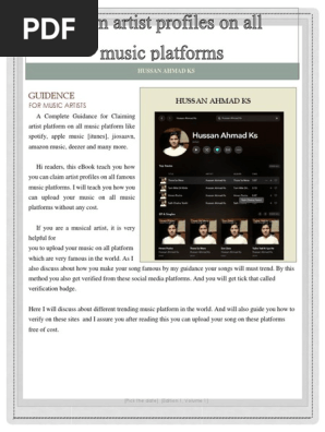 Claim Artist Profile On All Music Platform