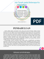 Presentasi Obervasi Kimia Tanah Pada Beberapa Kondisi Lahan