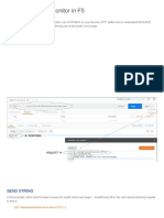 Configure HTTP Monitor in F5