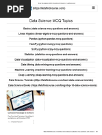 Data Science MCQ Topics: Cartesiam Nanoedge Ai Software