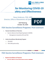 CBER Plans For Monitoring COVID-19 Vaccine Safety and Effectiveness