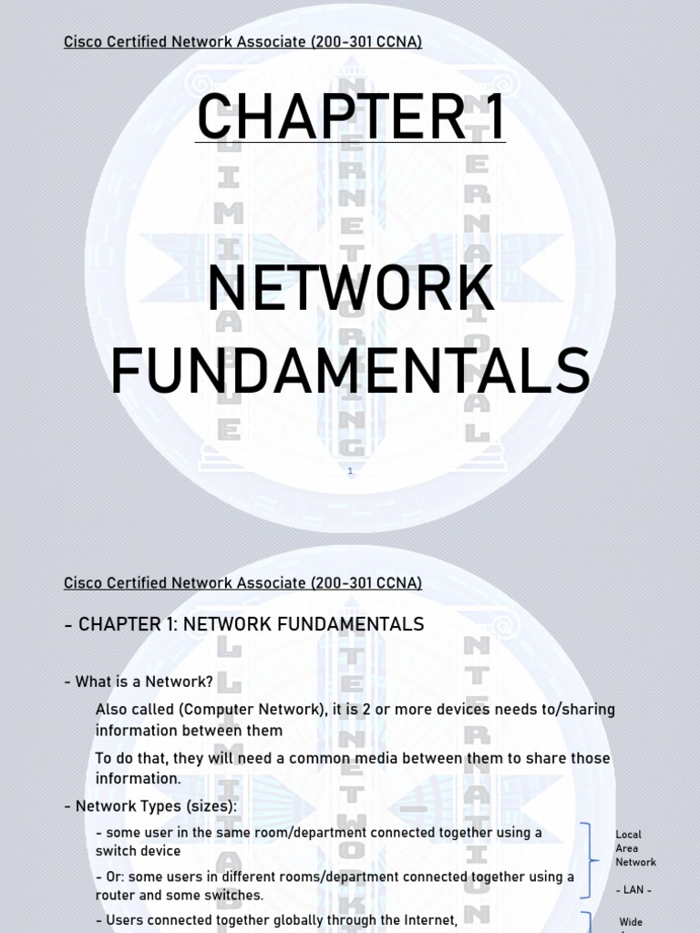 Network Fundamentals: Cisco Certified Network Associate (200-301 CCNA ...