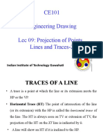 Projection of Points, Lines and Traces-2 - 17 Dec 2020
