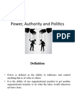 Power, Politics and Authority: Key Concepts