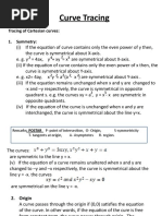 Chapter 11, 12 Curve Tracing and Envelope