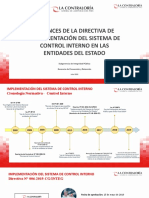 Implementación del SCI en entidades del Estado