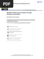 Wrestler's Performance Analysis Through Notational Techniques