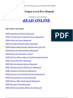 Read Online: Wirtgen Level Pro Manual