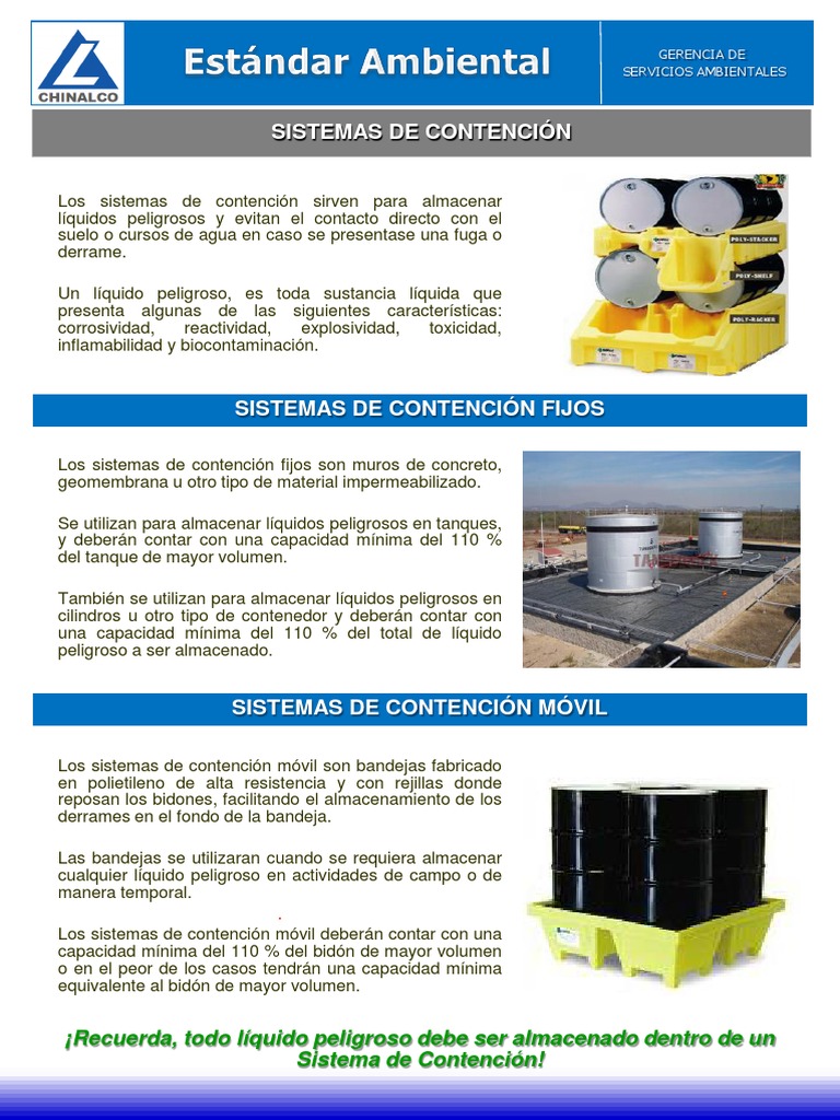 Estándar Sistemas de Contención | PDF | Hogar, jardinería y bricolaje |  Ciencia y matemáticas, image size:768x1024