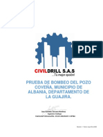 Informe Prueba de Bombeo - Coveña PDF