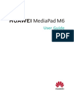 HUAWEI MediaPad M6 User Guide - (SCM-AL09&SCM-W09, EMUI10.0 - 01, EN)
