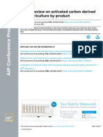 A Brief Review On Activated Carbon Derived From Agriculture By-Product