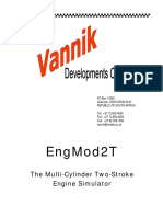 Engmod2T: The Multi-Cylinder Two-Stroke Engine Simulator
