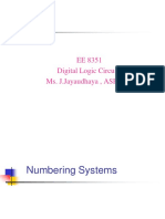 EE 8351 Digital Logic Circuits Ms. J.Jayaudhaya, ASP/EEE