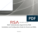 RSA Authentication Agent 8.0 For PAM Installation and Configuration Guide For Oracle and RHEL