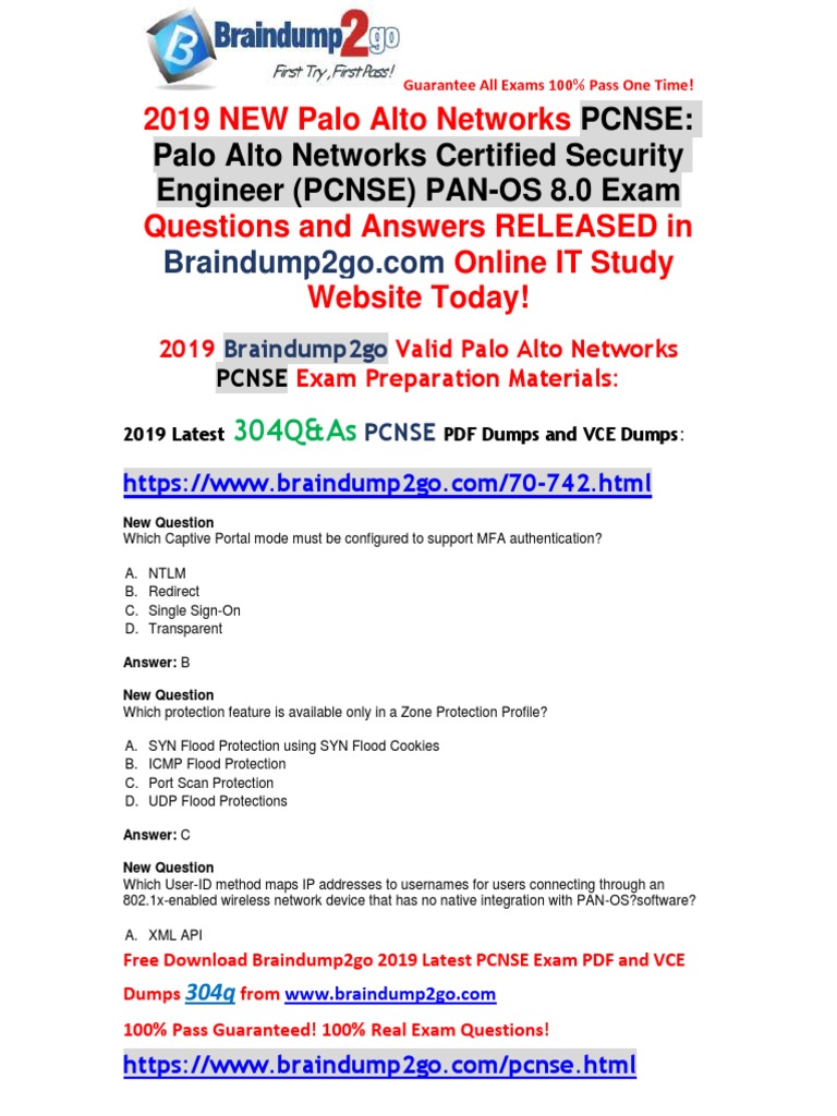 PCNSE PDF Testsoftware
