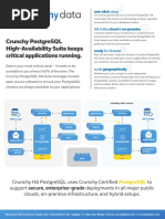 Crunchy Postgresql High-Availability Suite Keeps Critical Applications Running