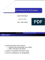 Performance Analysis at Full Power: Julien Rouhaud