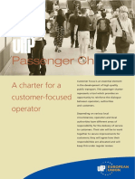 Passenger Charter: A Charter For A Customer-Focused Operator