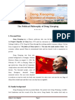The Political Philosophy of Deng Xiaoping: I. Personal Data