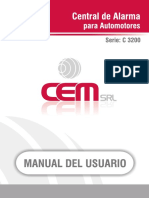 Discontinuado-Alarma Automotores C3200 Uso V1.1