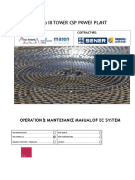 Nooro Iii Tower CSP Power Plant: Operation & Maintenance Manual of DC System