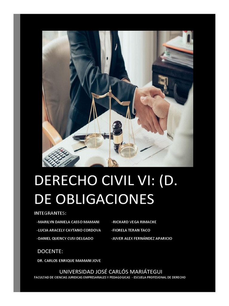 Obligaciones de Dar Bienes Ciertos en Derecho Civil | PDF | Propiedad ...