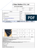 Tianjin China Rubber CO., LTD: Quotation Sheet