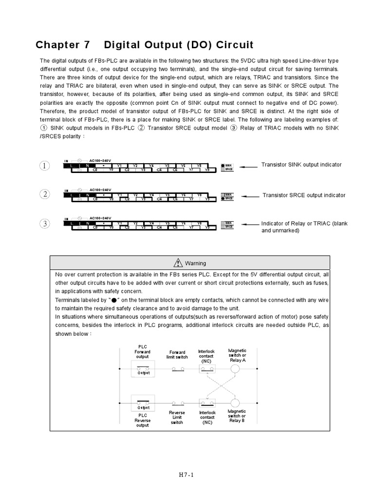Chapter 7 - Digital Output Circuit (DO) | PDF | Relay | Switch