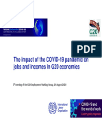 The Impact of The COVID-19 Pandemic On Jobs and Incomes in G20 Economies