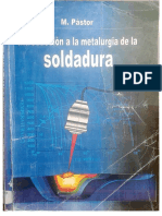 Introduccion A La Metalurgia de La Soldadura de M Pastor PDF