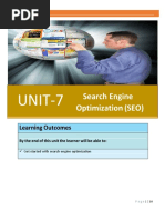 Unit 7 Search Engine Optimising