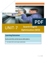 Unit 7 Search Engine Optimising