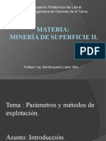 Conf 4. Parametros y Metodos de Explotacion.