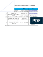 Waktu Pelaksanaan KKN Mandiri Periode 91 Tahun 2020 PDF
