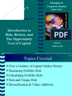 Introduction To Risk, Return, and The Opportunity Cost of Capital