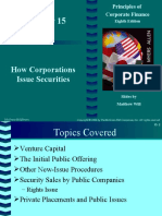 How Corporations Issue Securities: Eighth Edition