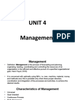 Unit 4 Management
