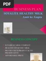 Business Plan: Soyalite Healthy Milk Amit Kr. Gupta