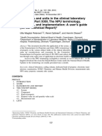 Properties and Units in The Clinical Laboratory Sciences. Part XXIII. The NPU Terminology, Principles, and Implementation: A User's Guide (IUPAC Technical Report)