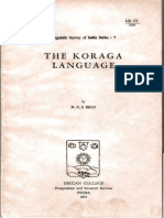 Koraga Language by DNS - Bhat