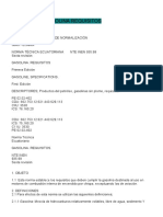Norma de Requisitos de Las Gasolinas INEN - 935-99
