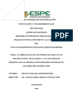 Gestión de Riesgo de Deasstres en El Ecuador