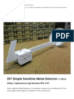 DIY Simple Sensitive Metal Detector - Arduino Project Hub