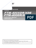 FTM-400XDR/XDE FTM-400DR/DE: Instruction Manual (GM Edition)